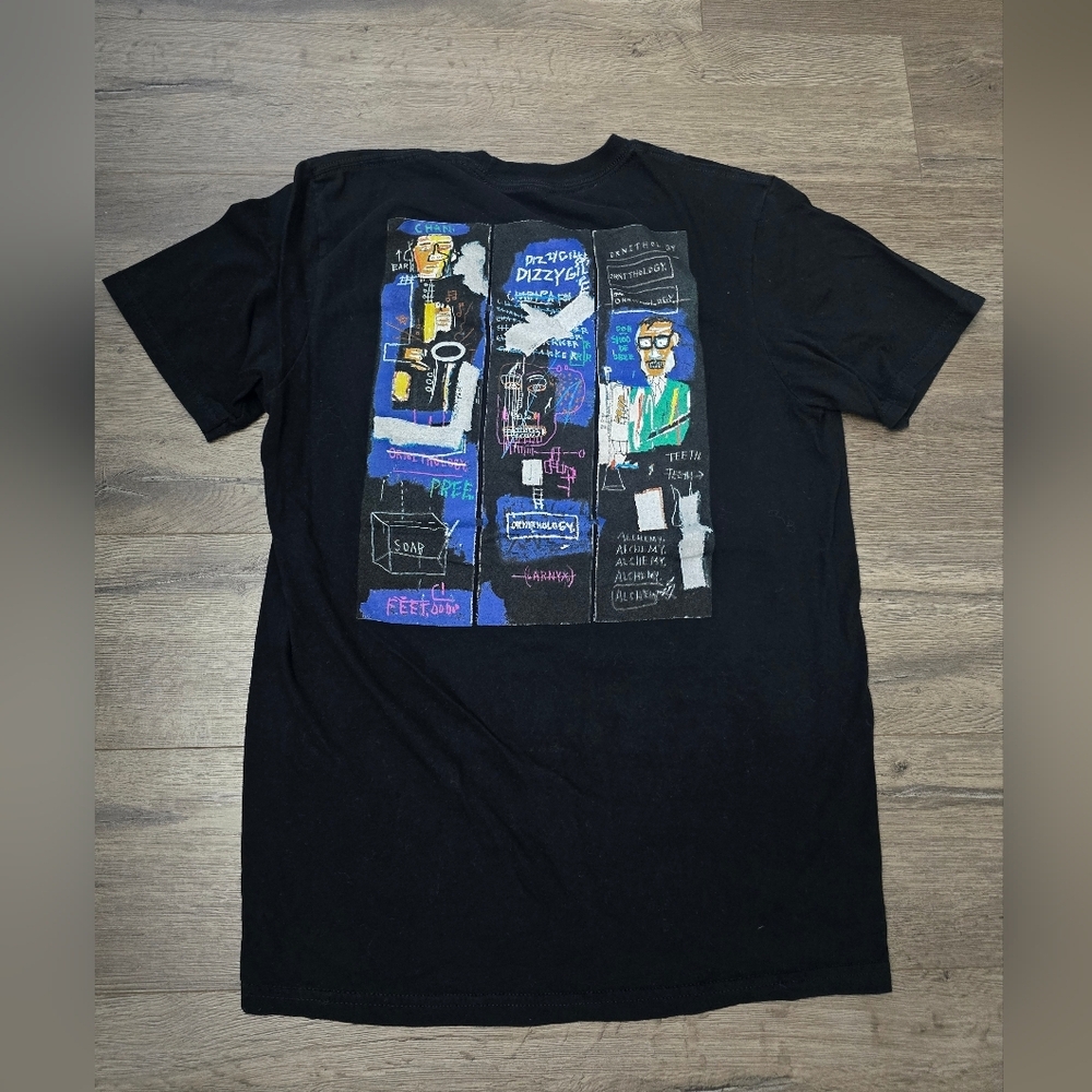 Basquiat Ornithology Graphic Unisex Shirt Sleeve Tee Size Medium